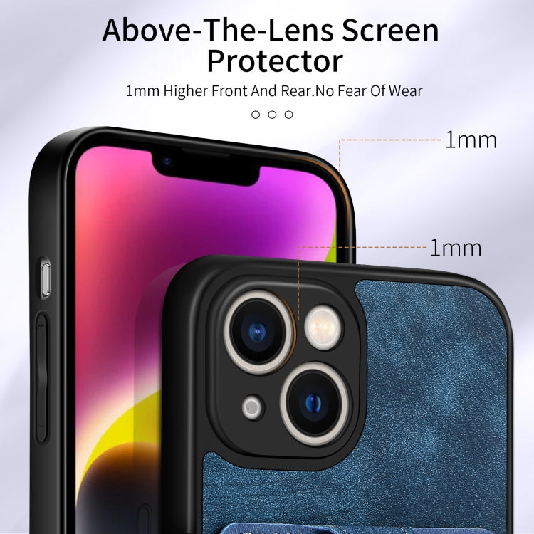 Retro Skin-feel Ring Card Wallet Phone Case, For iPhone 11, For iPhone 11 Pro, For iPhone 11 Pro Max, For iPhone X / XS