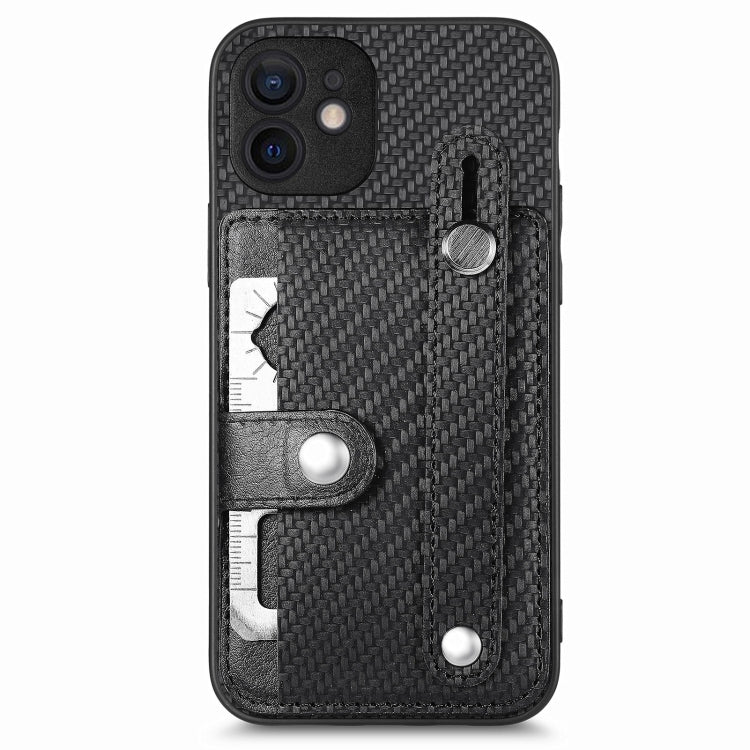 Wristband Kickstand Card Wallet Back Cover Phone Case with Tool Knife, For iPhone 12 mini, For iPhone 12, For iPhone 12 Pro, For iPhone 12 Pro Max