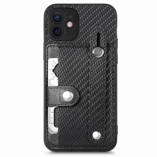 Wristband Kickstand Card Wallet Back Cover Phone Case with Tool Knife, For iPhone 12 mini, For iPhone 12, For iPhone 12 Pro, For iPhone 12 Pro Max