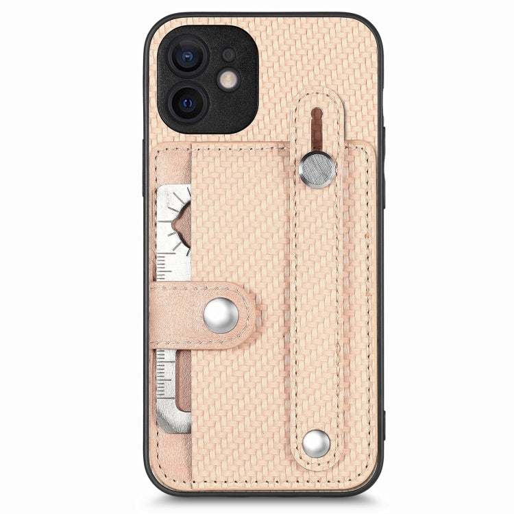Wristband Kickstand Card Wallet Back Cover Phone Case with Tool Knife, For iPhone 12 mini, For iPhone 12, For iPhone 12 Pro, For iPhone 12 Pro Max