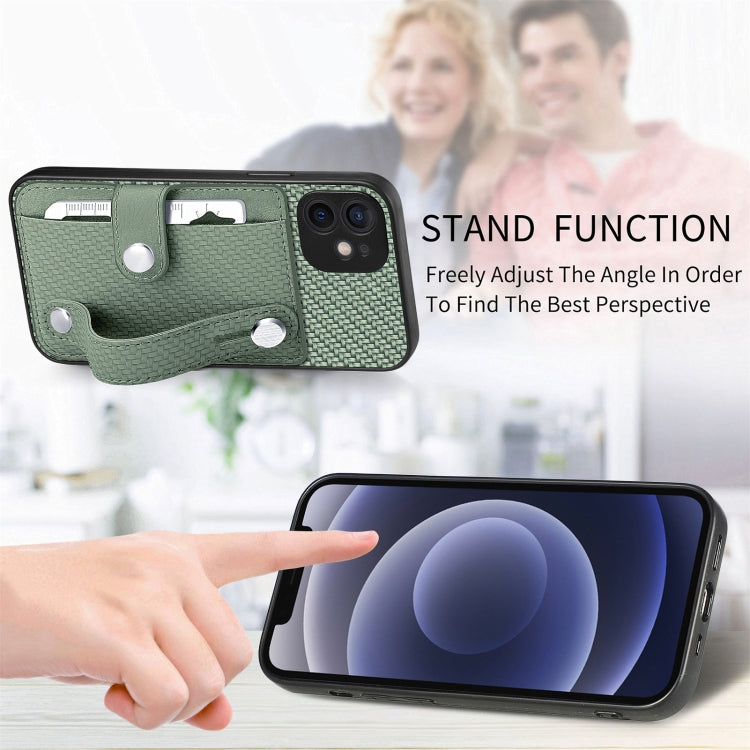 Wristband Kickstand Card Wallet Back Cover Phone Case with Tool Knife, For iPhone 12 mini, For iPhone 12, For iPhone 12 Pro, For iPhone 12 Pro Max
