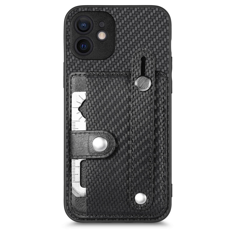 Wristband Kickstand Card Wallet Back Cover Phone Case with Tool Knife, For iPhone 12 mini, For iPhone 12, For iPhone 12 Pro, For iPhone 12 Pro Max