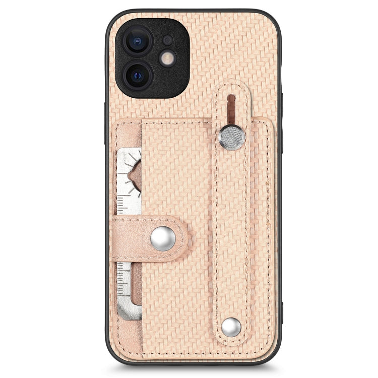 Wristband Kickstand Card Wallet Back Cover Phone Case with Tool Knife, For iPhone 12 mini, For iPhone 12, For iPhone 12 Pro, For iPhone 12 Pro Max