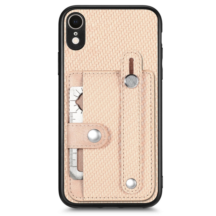 Wristband Kickstand Card Wallet Back Cover Phone Case with Tool Knife, For iPhone XR, For iPhone XS Max, For iPhone SE 2022 / 2020 / 7 / 8, For iPhone 7 Plus / 8 Plus