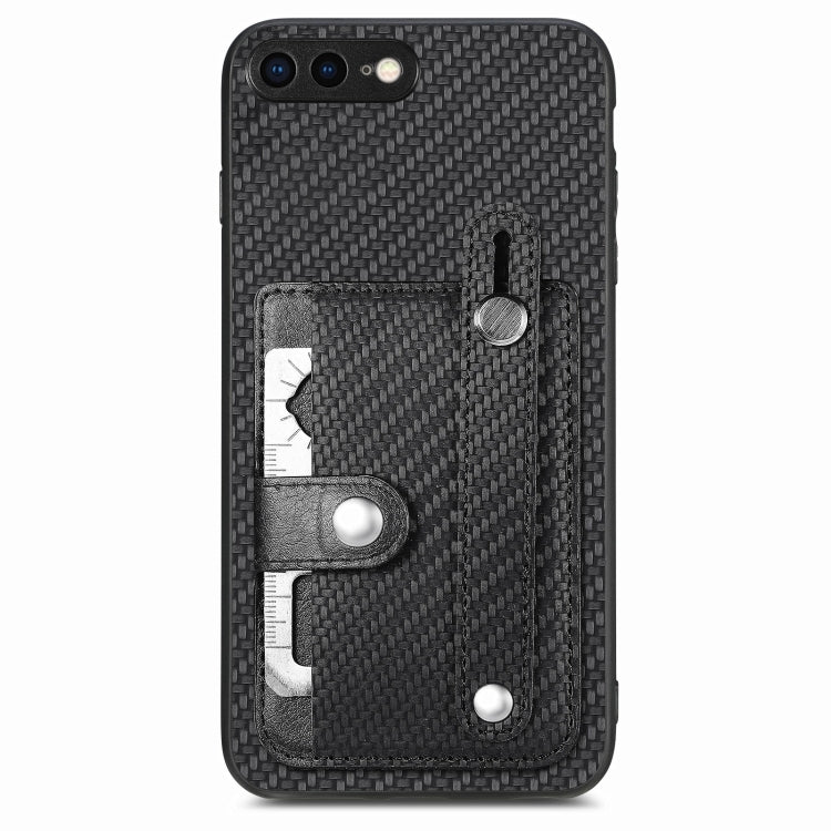 Wristband Kickstand Card Wallet Back Cover Phone Case with Tool Knife, For iPhone XR, For iPhone XS Max, For iPhone SE 2022 / 2020 / 7 / 8, For iPhone 7 Plus / 8 Plus