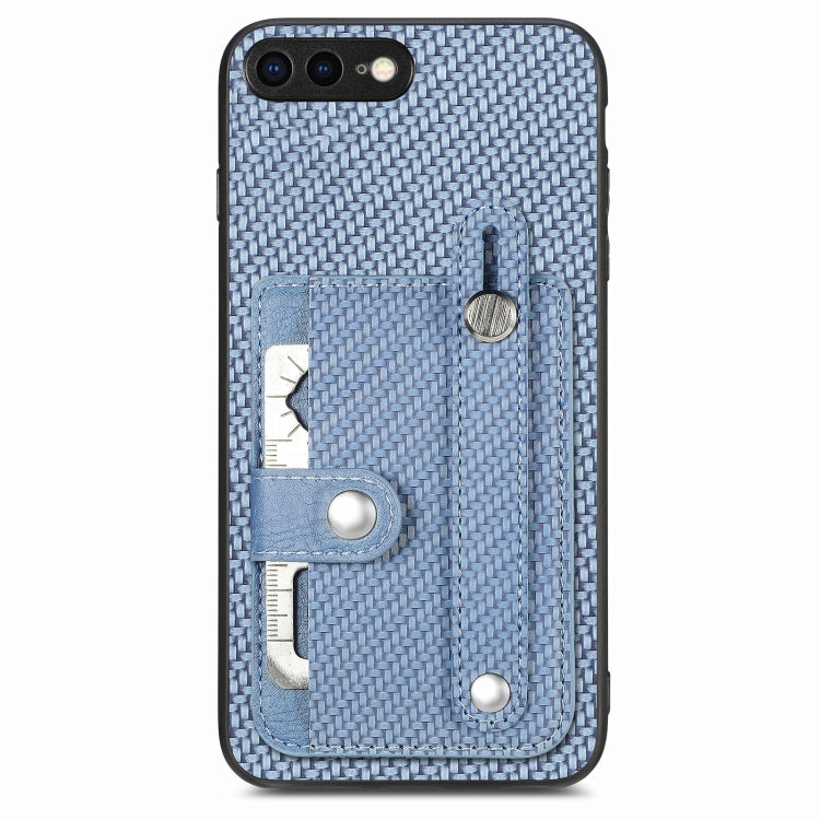 Wristband Kickstand Card Wallet Back Cover Phone Case with Tool Knife, For iPhone XR, For iPhone XS Max, For iPhone SE 2022 / 2020 / 7 / 8, For iPhone 7 Plus / 8 Plus