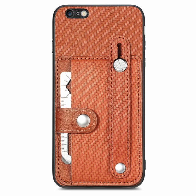 Wristband Kickstand Card Wallet Back Cover Phone Case with Tool Knife, For iPhone 6 / 6s, For  iPhone 6 Plus / 6s Plus