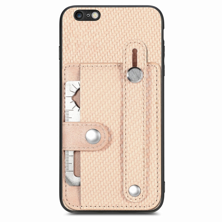 Wristband Kickstand Card Wallet Back Cover Phone Case with Tool Knife, For iPhone 6 / 6s, For  iPhone 6 Plus / 6s Plus