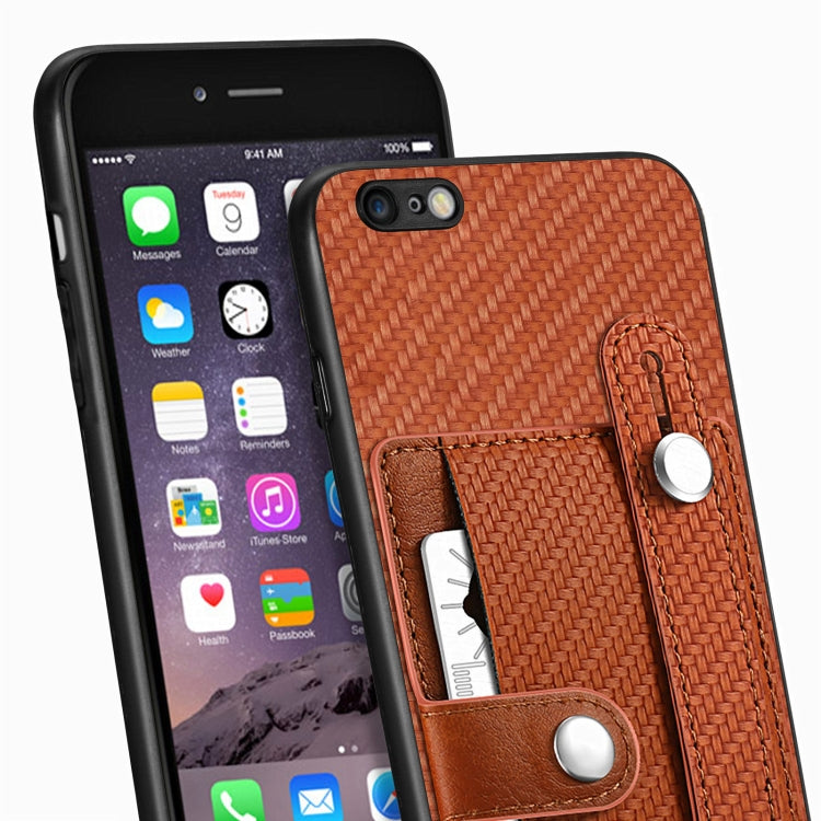 Wristband Kickstand Card Wallet Back Cover Phone Case with Tool Knife, For iPhone 6 / 6s, For  iPhone 6 Plus / 6s Plus