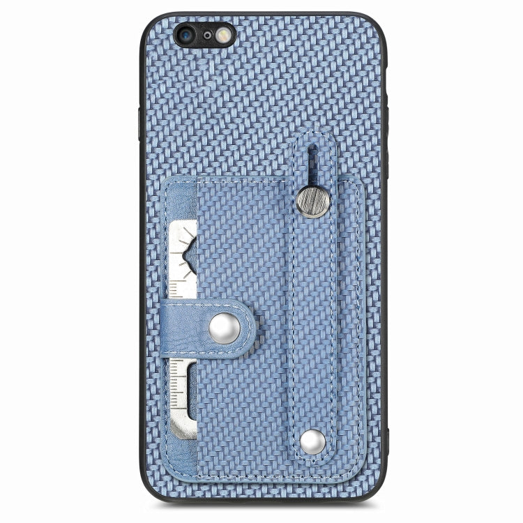 Wristband Kickstand Card Wallet Back Cover Phone Case with Tool Knife, For iPhone 6 / 6s, For  iPhone 6 Plus / 6s Plus