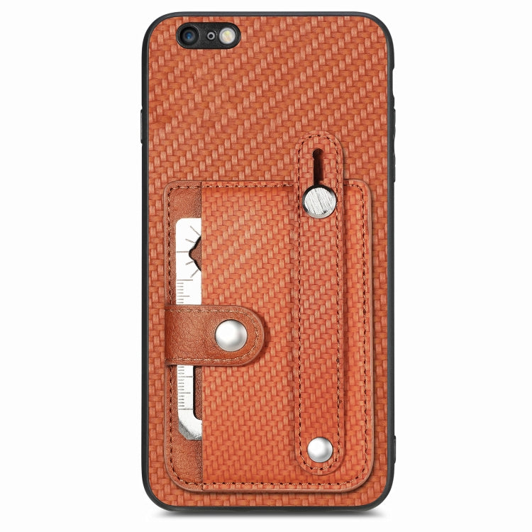 Wristband Kickstand Card Wallet Back Cover Phone Case with Tool Knife, For iPhone 6 / 6s, For  iPhone 6 Plus / 6s Plus