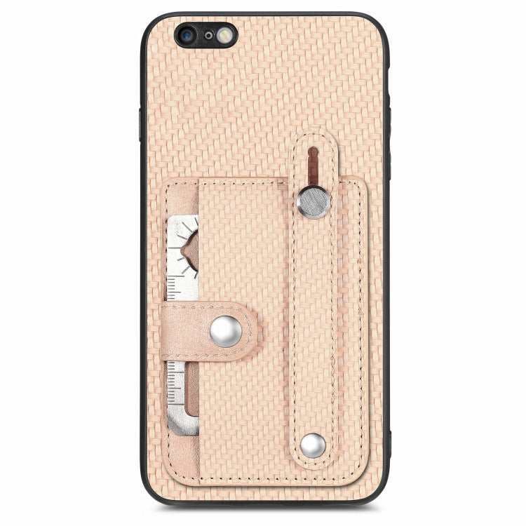 Wristband Kickstand Card Wallet Back Cover Phone Case with Tool Knife, For iPhone 6 / 6s, For  iPhone 6 Plus / 6s Plus
