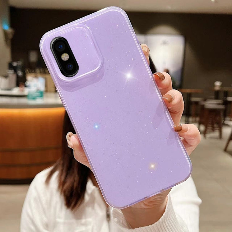 Jelly Glitter Solid Color TPU Phone Case, For iPhone X / XS, For  iPhone XR