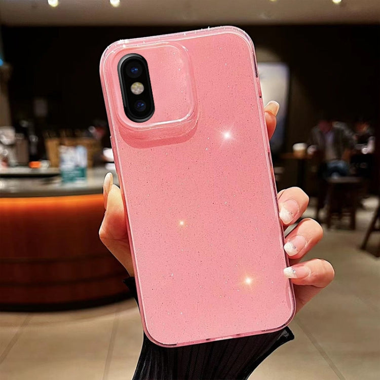 Jelly Glitter Solid Color TPU Phone Case, For iPhone X / XS, For  iPhone XR