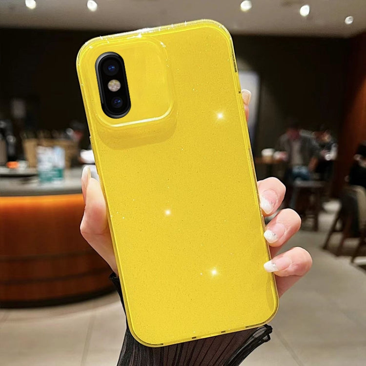 Jelly Glitter Solid Color TPU Phone Case, For iPhone X / XS, For  iPhone XR