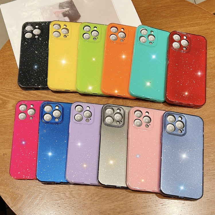 Jelly Glitter Solid Color TPU Phone Case, For iPhone X / XS, For  iPhone XR
