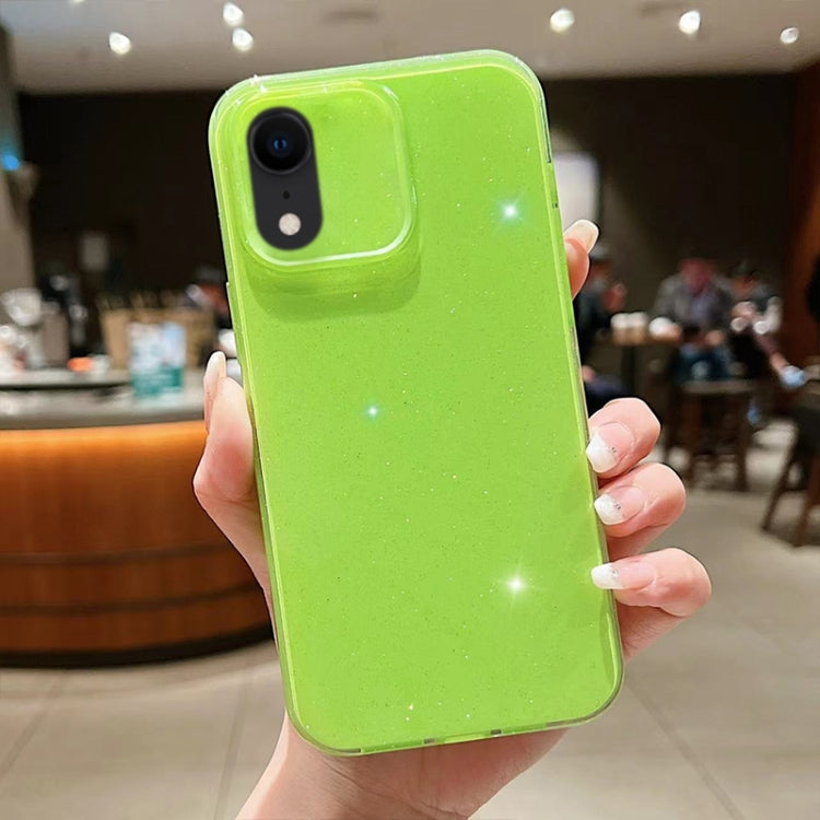 Jelly Glitter Solid Color TPU Phone Case, For iPhone X / XS, For  iPhone XR