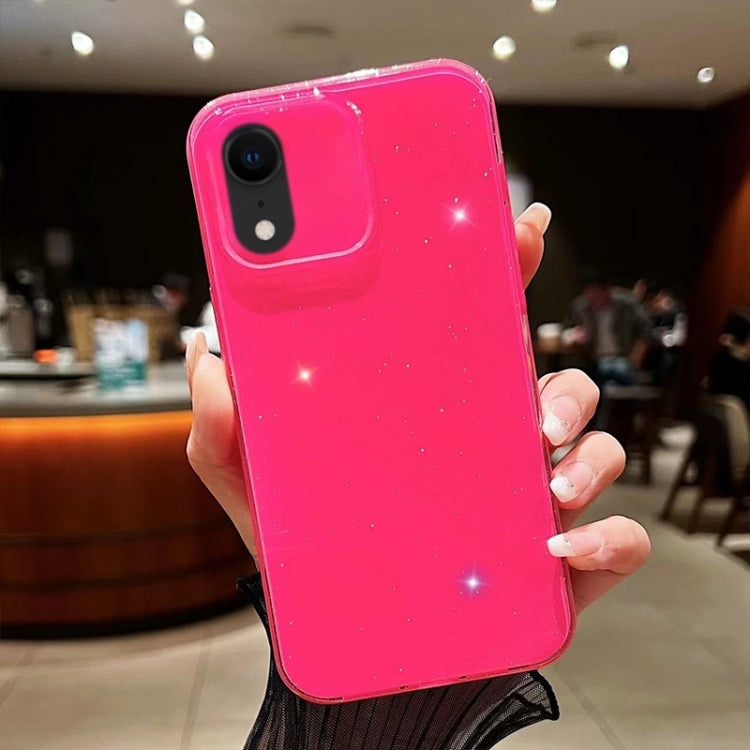 Jelly Glitter Solid Color TPU Phone Case, For iPhone X / XS, For  iPhone XR