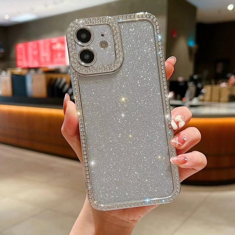 Diamond Gradient Glitter Plated TPU Phone Case, For iPhone 11, For iPhone 15 Pro Max, For iPhone 11 Pro Max