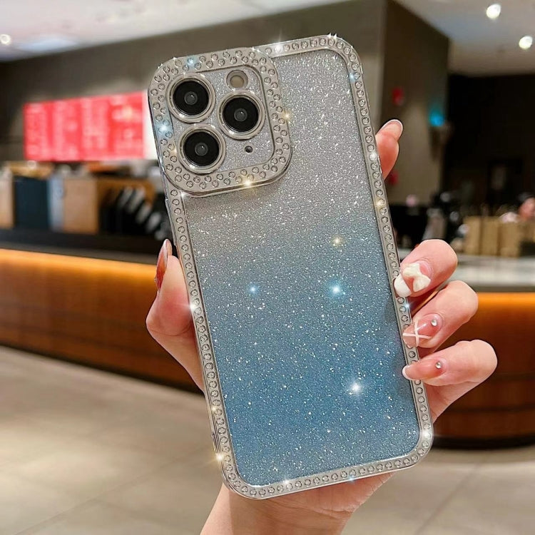 Diamond Gradient Glitter Plated TPU Phone Case, For iPhone 11, For iPhone 15 Pro Max, For iPhone 11 Pro Max