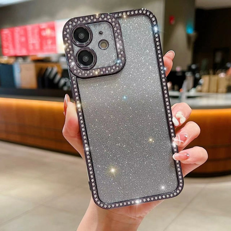 Diamond Gradient Glitter Plated TPU Phone Case, For iPhone 12, For iPhone 12 Pro, For iPhone 12 Pro Max