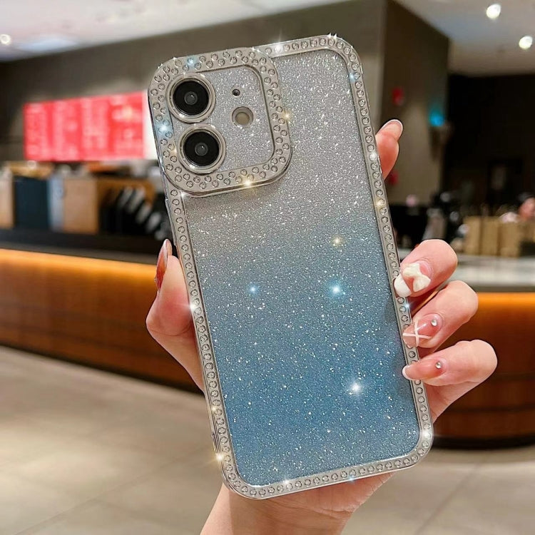 Diamond Gradient Glitter Plated TPU Phone Case, For iPhone 12, For iPhone 12 Pro, For iPhone 12 Pro Max