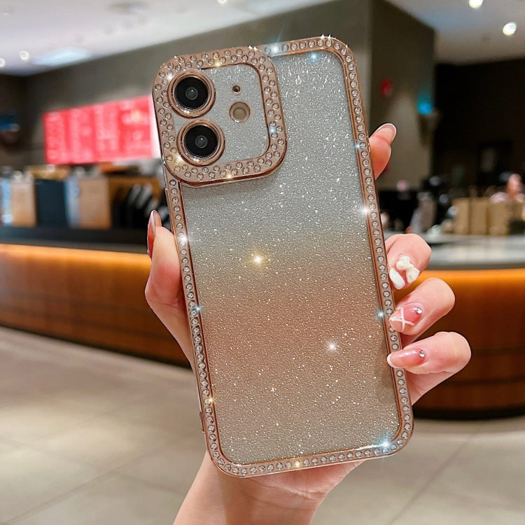 Diamond Gradient Glitter Plated TPU Phone Case, For iPhone 12, For iPhone 12 Pro, For iPhone 12 Pro Max