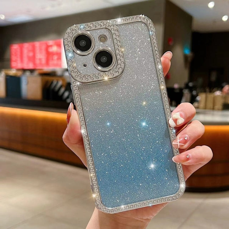 Diamond Gradient Glitter Plated TPU Phone Case, For iPhone 13, For iPhone 15 Pro, For iPhone 13 Pro