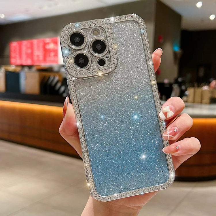 Diamond Gradient Glitter Plated TPU Phone Case, For iPhone 13, For iPhone 15 Pro, For iPhone 13 Pro