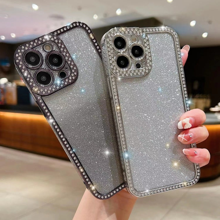 Diamond Gradient Glitter Plated TPU Phone Case, For iPhone 13 Pro Max, For iPhone 14, For iPhone 14 Pro