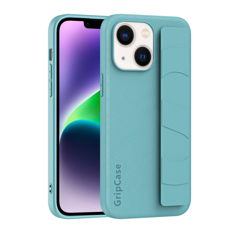 Skin Elastic Wrist Grip Back Cover Phone Case, For iPhone 15 Plus, For iPhone 14 Plus, For iPhone 14 Pro Max, For iPhone 15