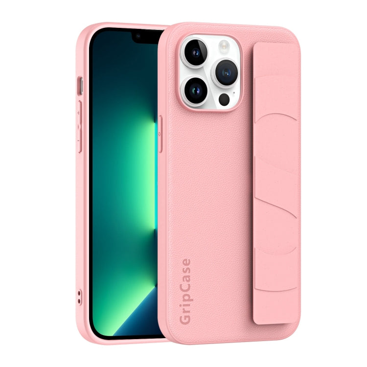 Skin Elastic Wrist Grip Back Cover Phone Case