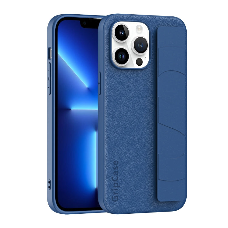 Skin Elastic Wrist Grip Back Cover Phone Case
