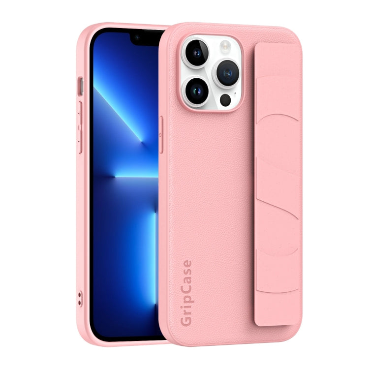 Skin Elastic Wrist Grip Back Cover Phone Case