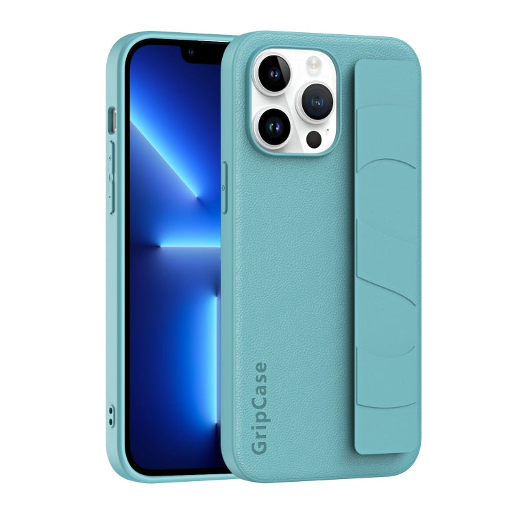 Skin Elastic Wrist Grip Back Cover Phone Case