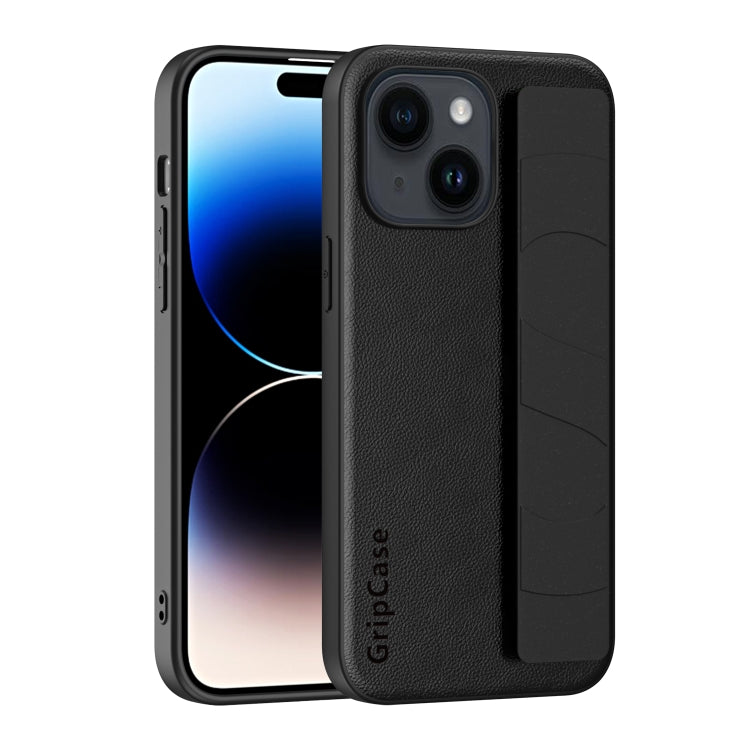Skin Elastic Wrist Grip Back Cover Phone Case, For iPhone 15 Pro Max, For iPhone 14, For iPhone 14 Pro, For iPhone 15 Pro