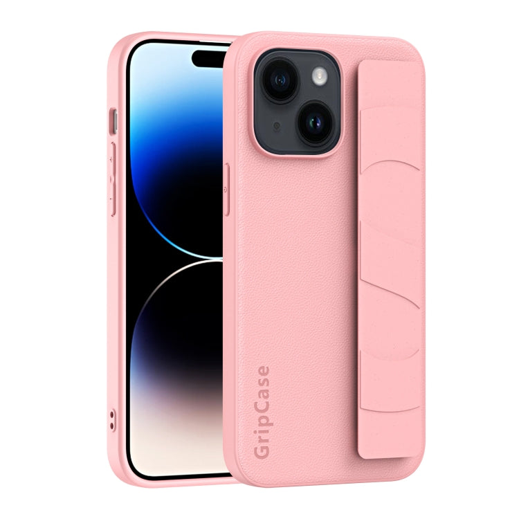 Skin Elastic Wrist Grip Back Cover Phone Case, For iPhone 15 Pro Max, For iPhone 14, For iPhone 14 Pro, For iPhone 15 Pro