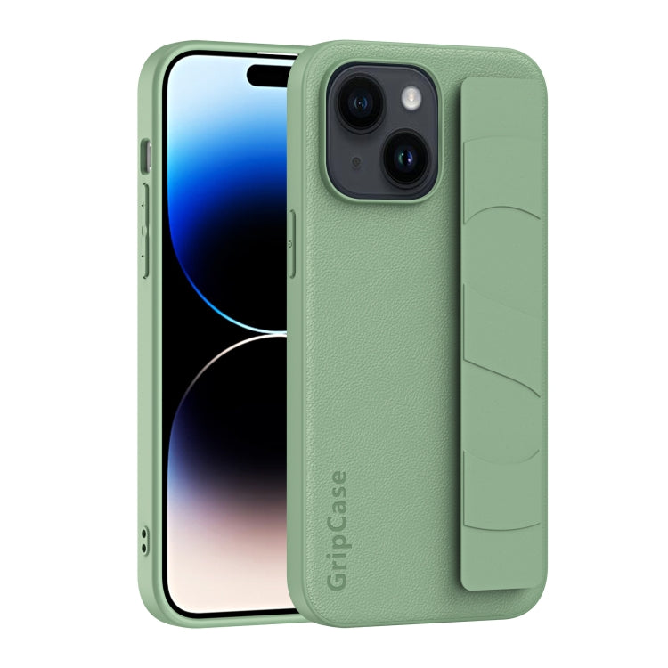 Skin Elastic Wrist Grip Back Cover Phone Case, For iPhone 15 Pro Max, For iPhone 14, For iPhone 14 Pro, For iPhone 15 Pro