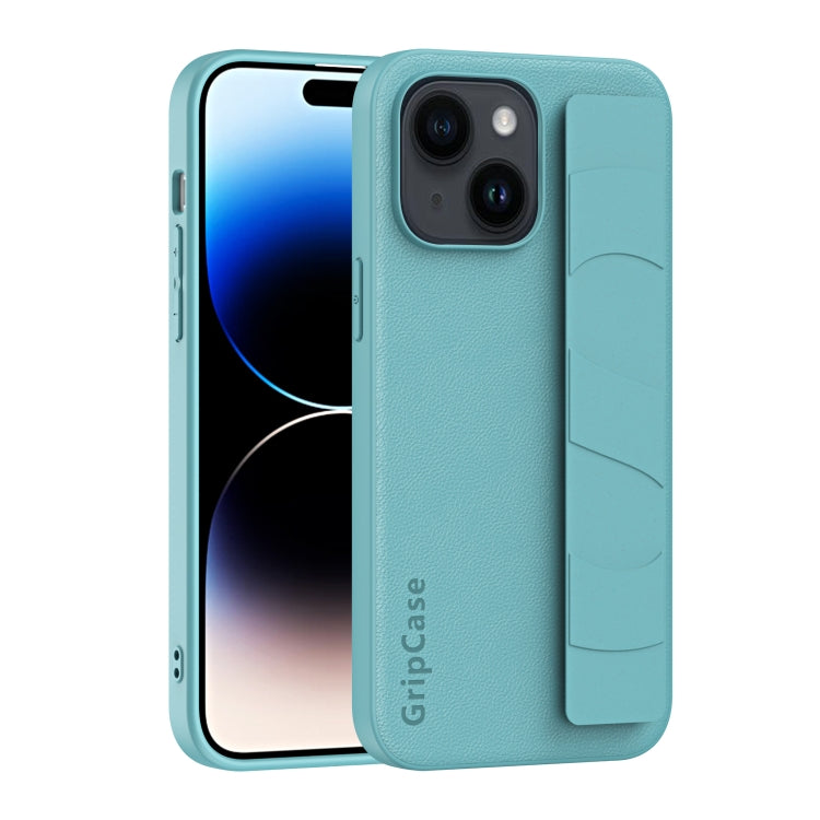 Skin Elastic Wrist Grip Back Cover Phone Case, For iPhone 15 Pro Max, For iPhone 14, For iPhone 14 Pro, For iPhone 15 Pro