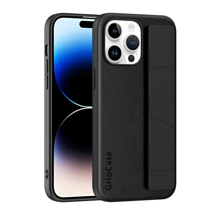 Skin Elastic Wrist Grip Back Cover Phone Case, For iPhone 15 Pro Max, For iPhone 14, For iPhone 14 Pro, For iPhone 15 Pro