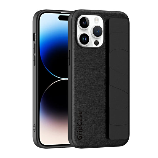 Skin Elastic Wrist Grip Back Cover Phone Case, For iPhone 15 Pro Max, For iPhone 14, For iPhone 14 Pro, For iPhone 15 Pro