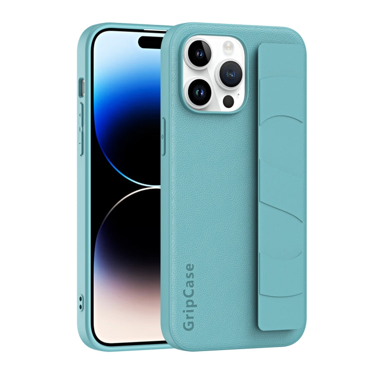 Skin Elastic Wrist Grip Back Cover Phone Case, For iPhone 15 Pro Max, For iPhone 14, For iPhone 14 Pro, For iPhone 15 Pro