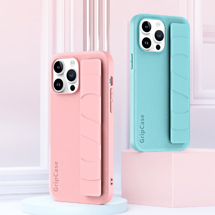 Skin Elastic Wrist Grip Back Cover Phone Case, For iPhone 15 Plus, For iPhone 14 Plus, For iPhone 14 Pro Max, For iPhone 15