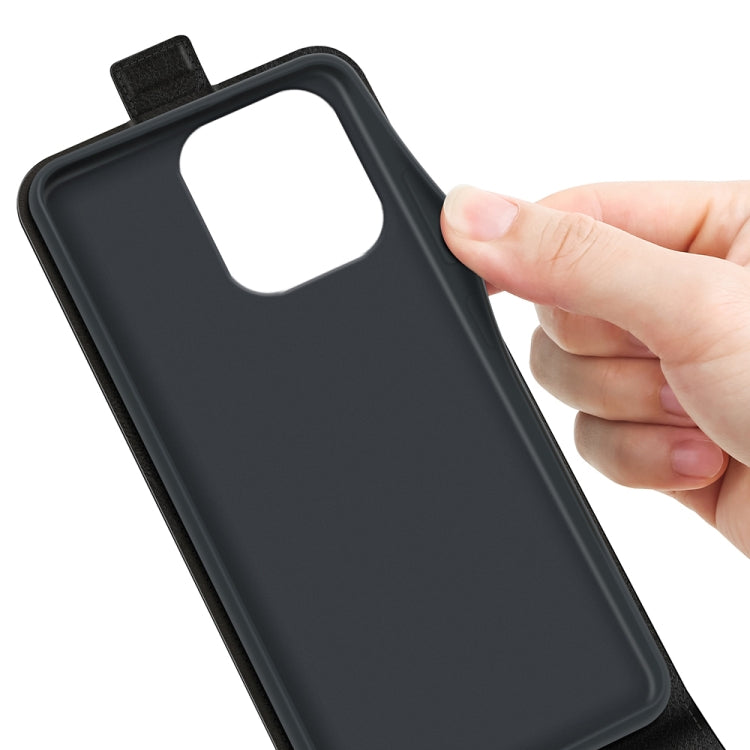 R64 Texture Single Vertical Flip Leather Phone Case