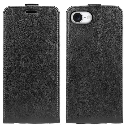 R64 Texture Single Vertical Flip Leather Phone Case, For iPhone 17e / 16e, For iPhone 17 Pro Max, For iPhone 17 Pro, For iPhone 17, For iPhone Air, For iPhone 16 Pro Max