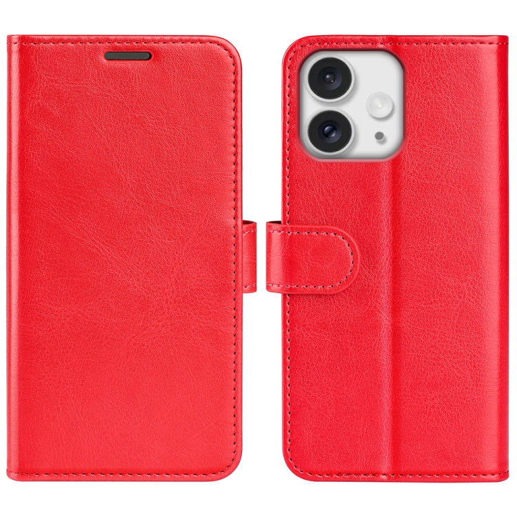 R64 Texture Horizontal Flip Leather Phone Case, For iPhone 16 Pro, For iPhone 16 Plus, For iPhone 16, For iPhone 15 Pro Max, For iPhone 15 Pro, For iPhone 15 Plus