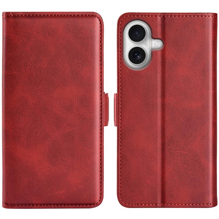 Dual-side Magnetic Buckle Horizontal Flip Leather Phone Case