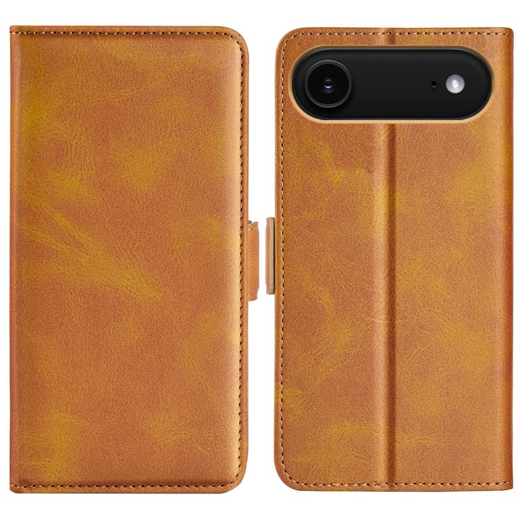 Dual-side Magnetic Buckle Horizontal Flip Leather Phone Case, For iPhone 16 Pro Max, For iPhone 16e, For iPhone 16 Pro, For iPhone 16 Plus