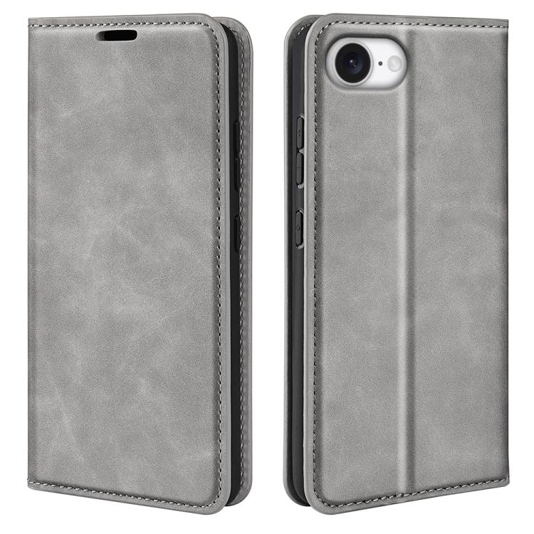 Retro-skin Magnetic Suction Leather Phone Case
