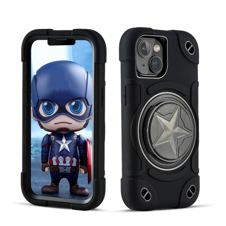 Shield PC Hybrid Silicone Phone Case, For iPhone 14, For iPhone 14 Pro Max